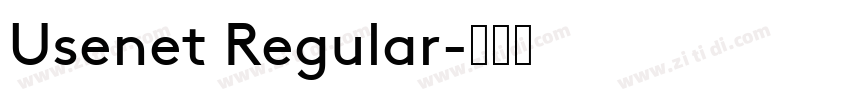 Usenet Regular字体转换